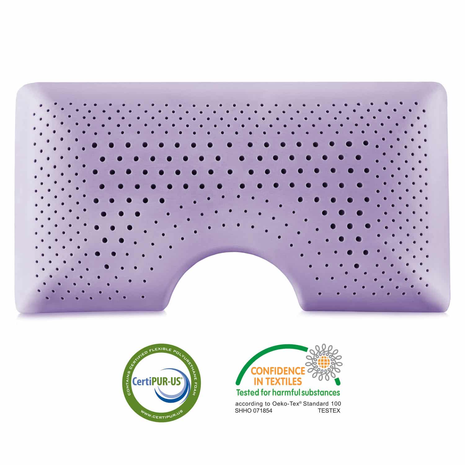 Lavendar Side Sleeper Pillow Front