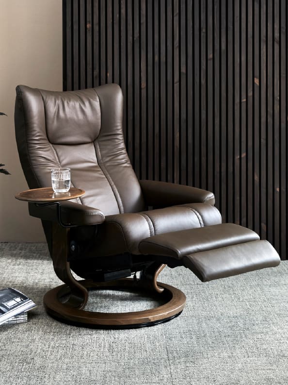 Stressless Wing Paloma Power Chestnut Walnut