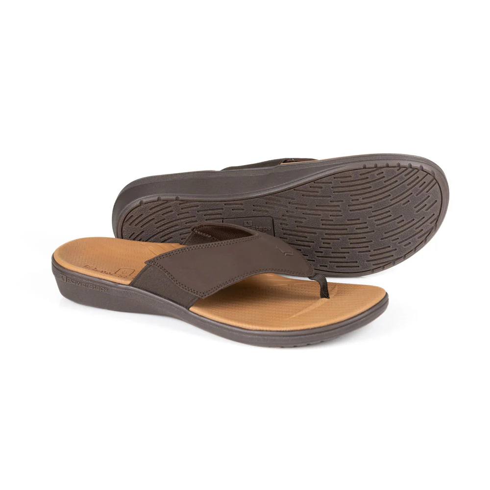 Men's Powerstep Archwear Sandal Brown - Image 5