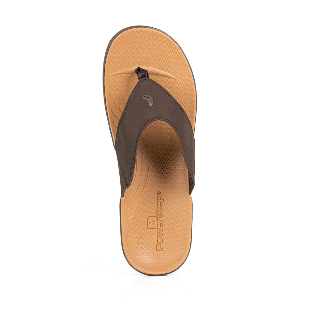 Men's Powerstep Archwear Sandal Brown - Image 6