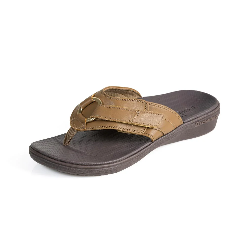 Women's Powerstep Fashion Sandal Tan